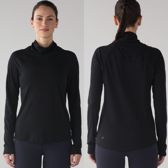 lululemon athletica Tops - lululemon | Breathe-a-Wool Long Sleeve Top Black